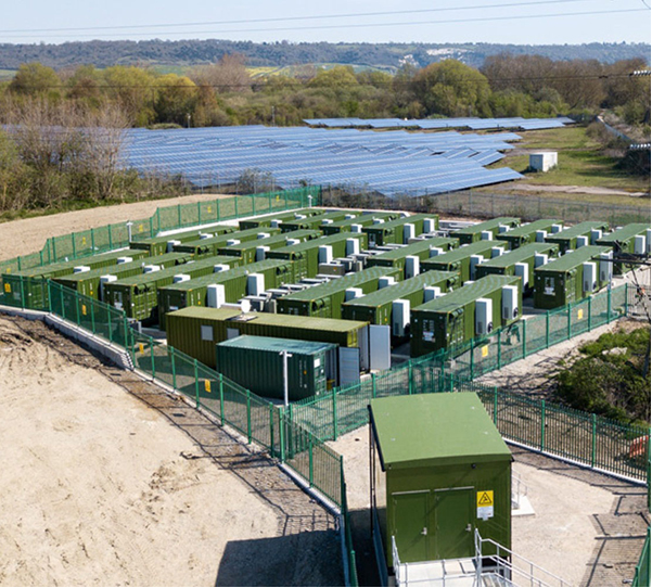 BiaPower Italy BESS facility solar panels